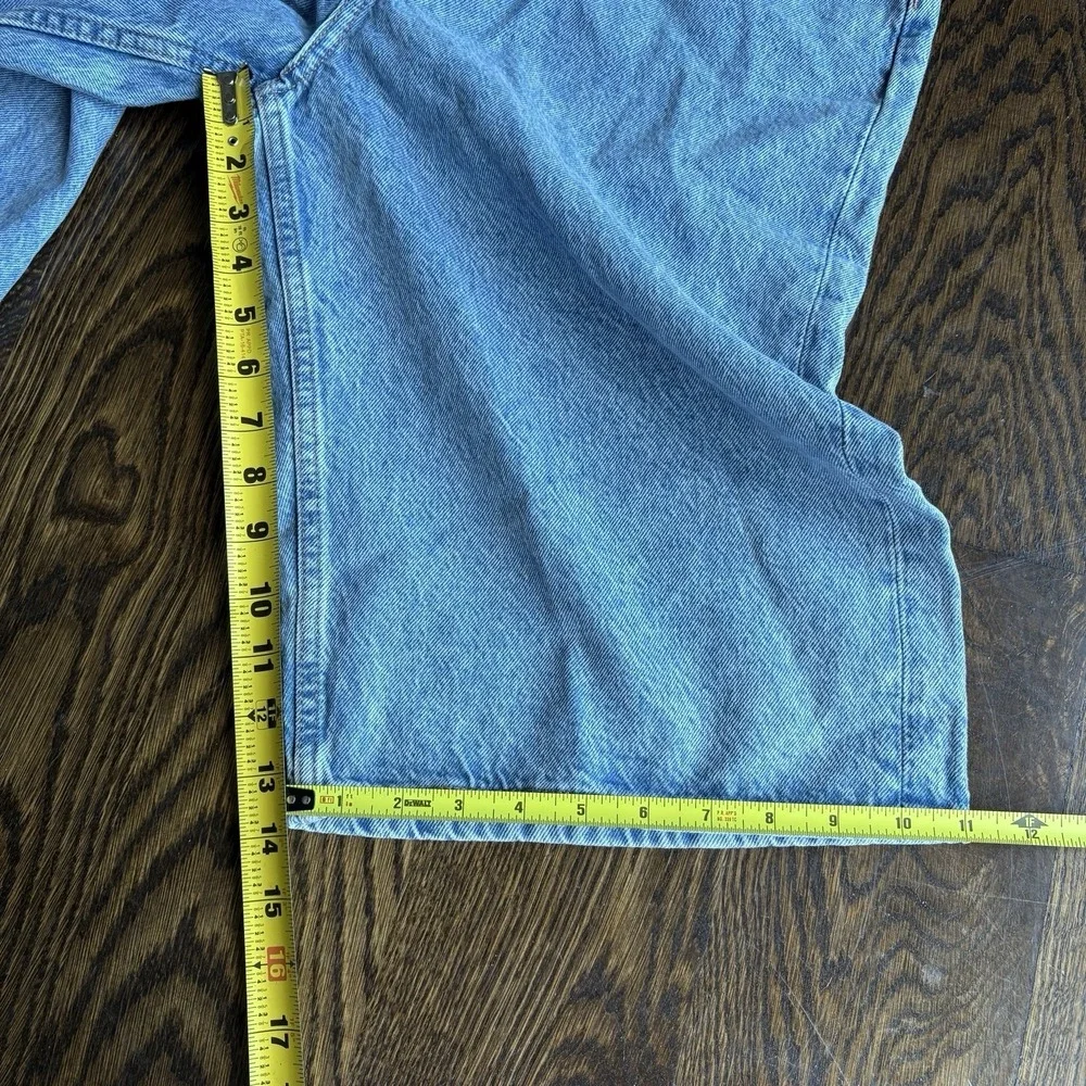 Classic High-Rise Light Blue Denim Shorts